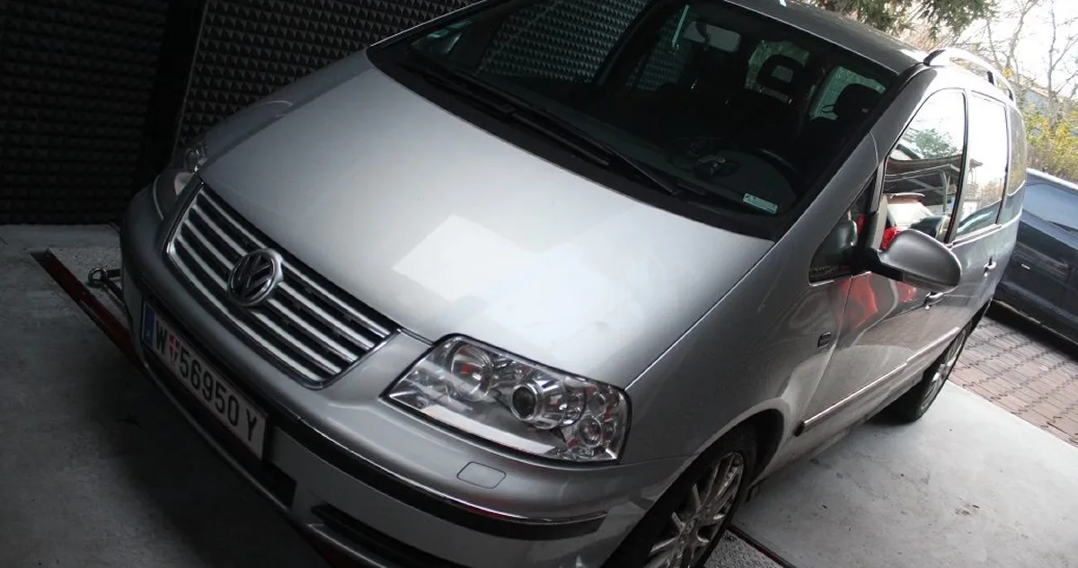 Volkswagen Sharan 1.9 TDI po chiptuningu